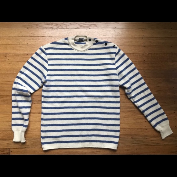 Vintage 196s French Sailor Sweater Mens 